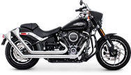 Upsweep W/Fishtails Chrome M8 Softail