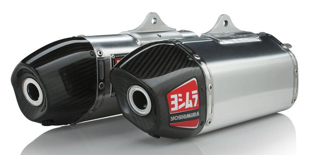 Rs 9 Header/Canister/End Cap Exhaust Dual Slip On Ss Al Cf