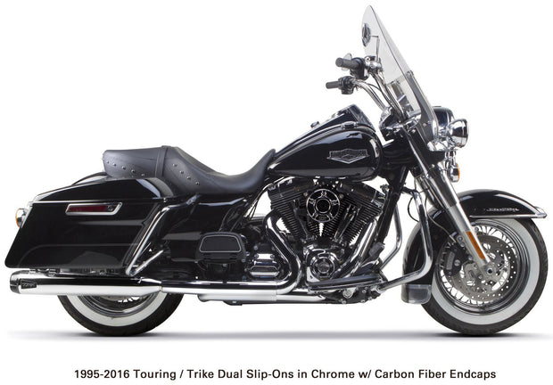 Comp S Slip On Tc Flh/Flt Chrome W/Cf Endcap