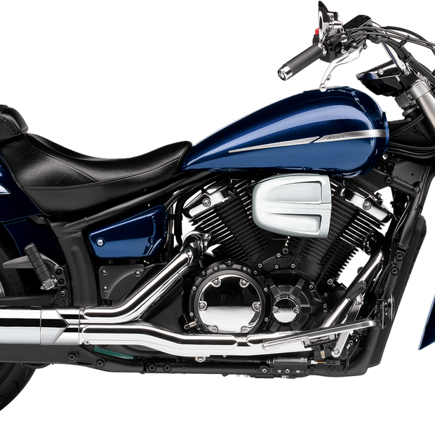 Slip On W/Scalloped Tip Chrome Yam V Star 1300 07 18