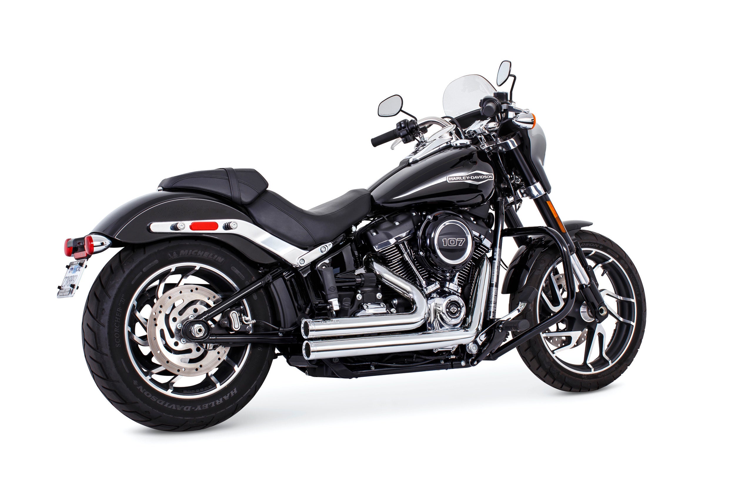 Independence Shorty Chrome W/Chrome Tip M8 Softail