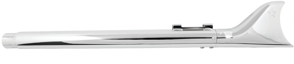 Sharktail Slip On Chrome 2 1/8" Od X32" `95 16 Flt/H