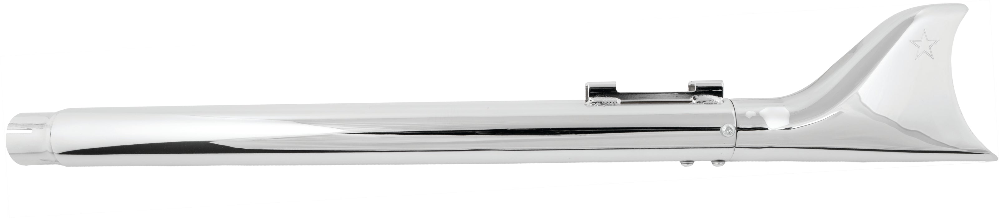 Sharktail Slip On Chrome 2 1/8