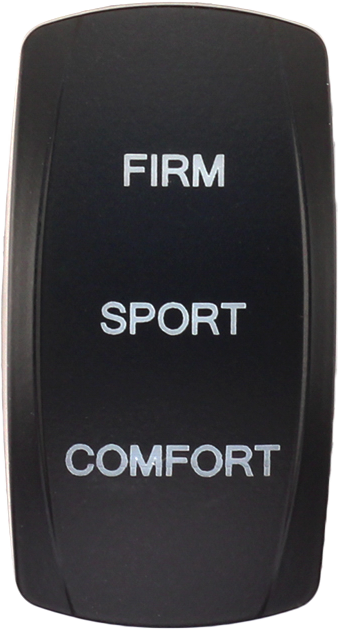 Dash Switch Rocker Face Firm/Sport/Comfot