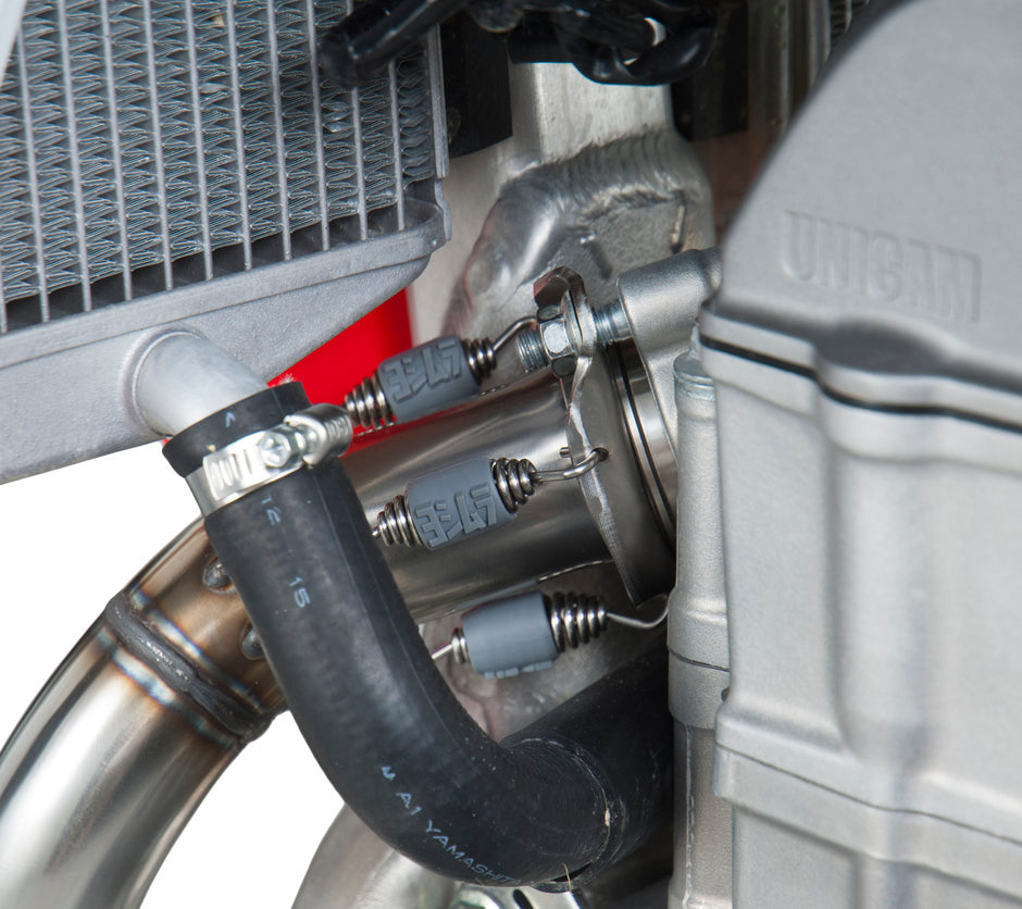 Rs 9 Header/Canister/End Cap Exhaust Dual System Ss Al Cf