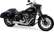 Turnout 2 1 Chrome W/Black Tip `86 17 Softail