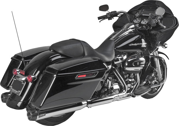 Comp S Slip On M8 Flh/Flt Chrome W/Cf Endcap