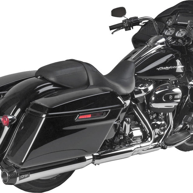 Comp S Slip On M8 Flh/Flt Chrome W/Cf Endcap