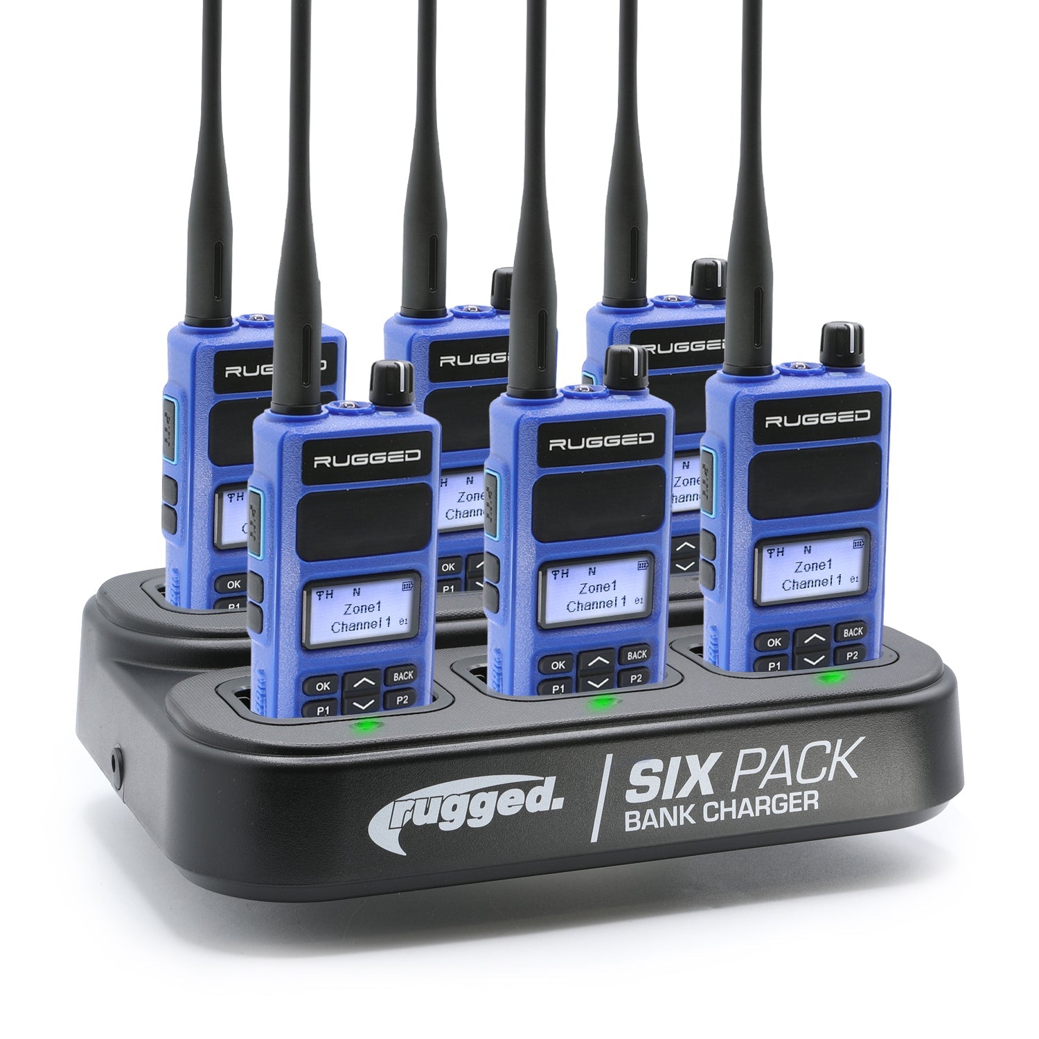 6 PACK - Choose Your Business Band Two Way Handheld Radio V3