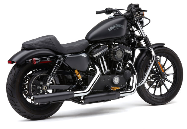 3" Nh Series Slip Ons Black Sportster 14 22