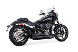 Independence Shorty Black W/Black Sculptd Tip M8 Softail