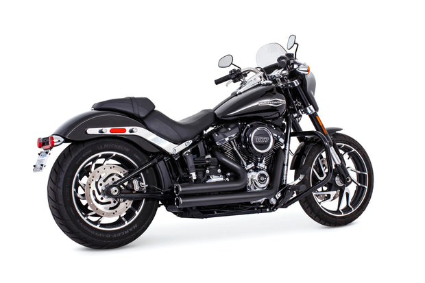 Independence Shorty Black W/Black Sculptd Tip M8 Softail