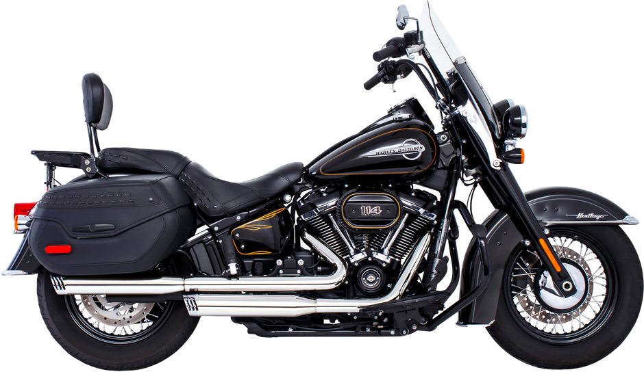Racing Slip On Chrome 3.5" Flstc/N