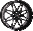 St7 Wheel 20x9 5+4 (0mm) 5/4.5 Gloss Black Milled