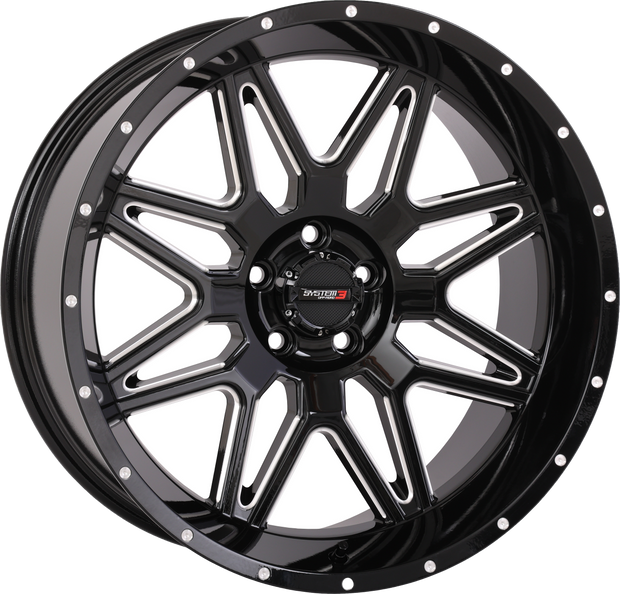 St7 Wheel 20x9 5+4 (0mm) 5/4.5 Gloss Black Milled