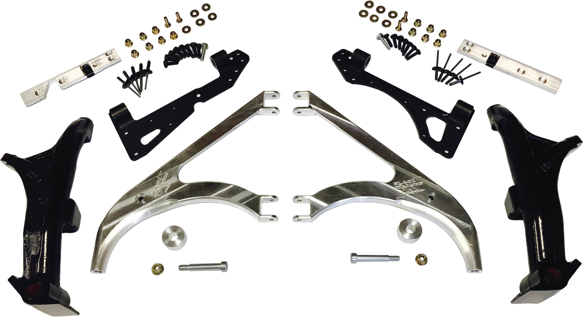 Spindle/A Arm Kit W/Billet Upper A Arms A/C