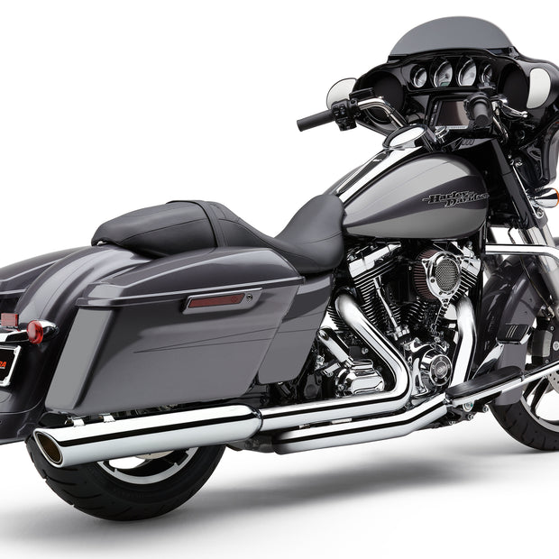 909 Twins 4" Slip Ons Chrome Flh/Flt 95 16