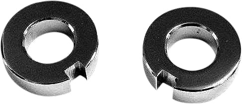 Axle Adjuster Spacers Chrome Softail 00 07