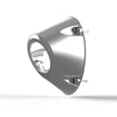 Hmf Elliptical Vert End Cap Polished