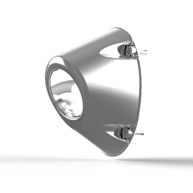 Hmf Elliptical Vert End Cap Polished