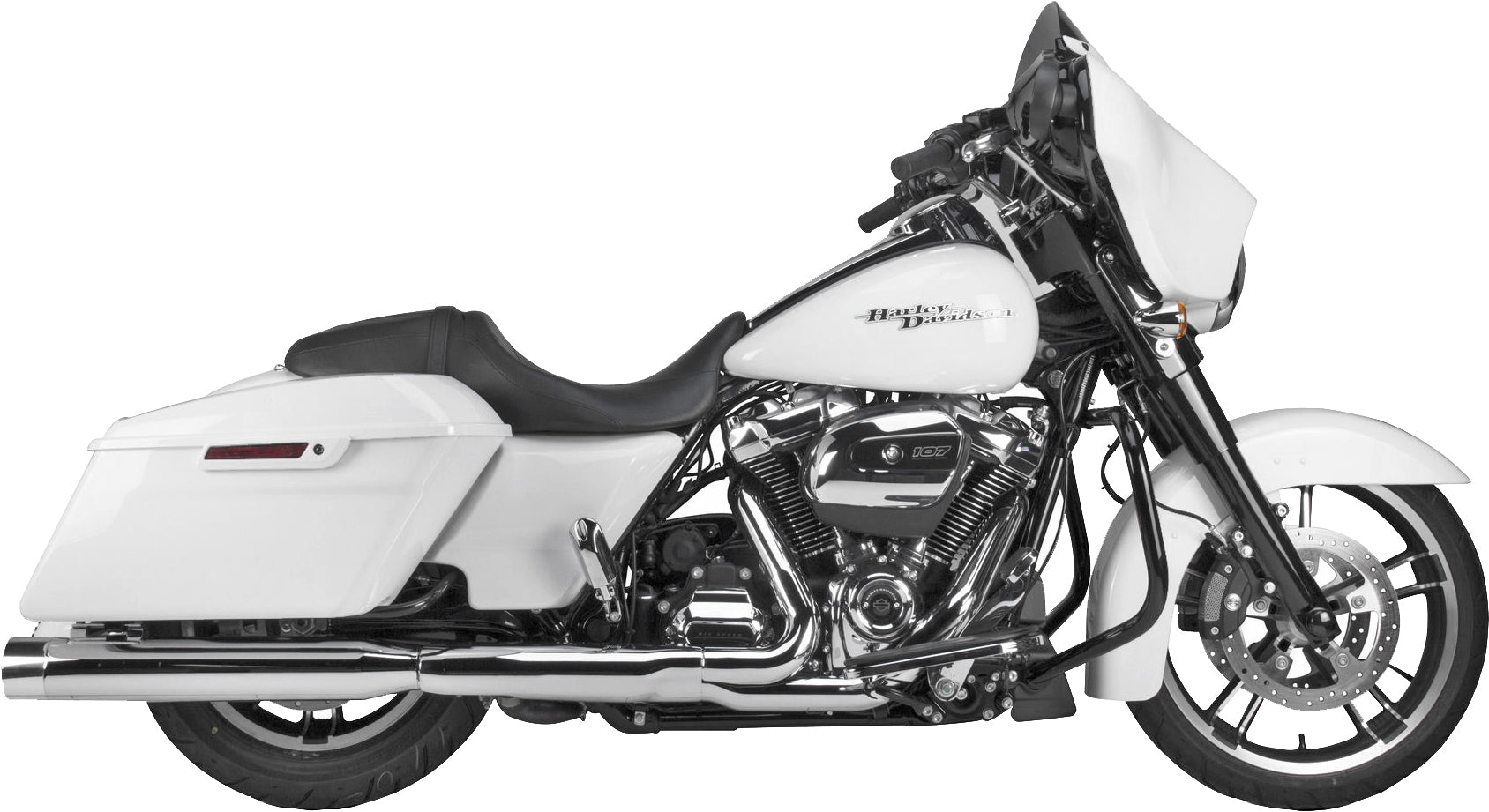 Comp S Slip On M8 Flh/Flt Chrome W/Polished Endcap