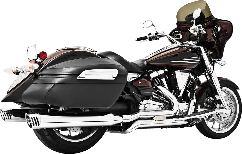 Duals W/4" Muffler Chrome Roadstar 1600 1700