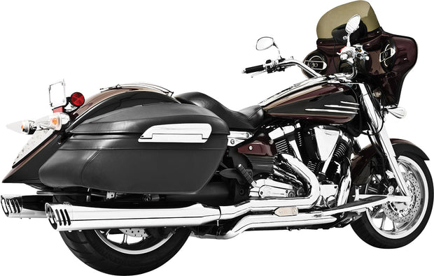 Duals W/4" Muffler Chrome Roadstar 1600 1700