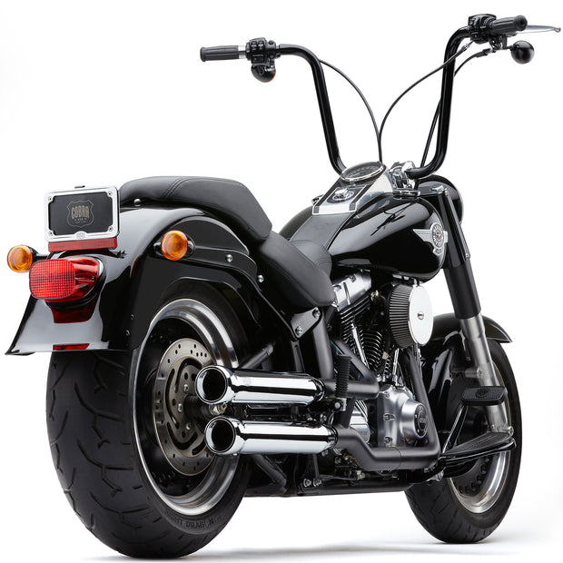 3" Nh Series Slip Ons Chrome Fat Boy/Dce 07 17