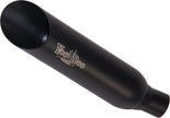 Single Shorty Slip On Exhaust Black