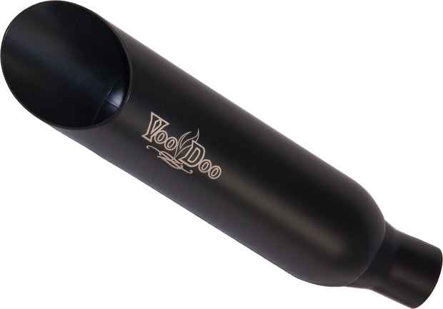 Single Shorty Slip On Exhaust Black