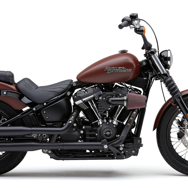 3" Nh Series Slip Ons Black Softail 18 22