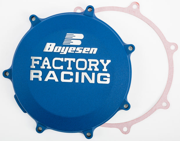 Factory Racing Clutch Cover Kaw Blue