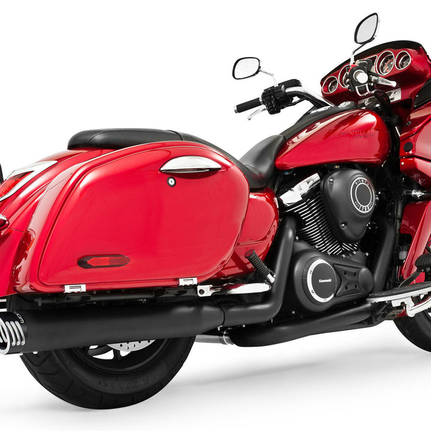 Duals W/4" Muffler Black W/Black Tips Vn1700