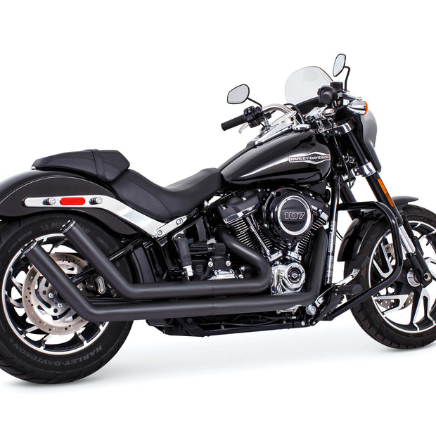 Upsweep W/Star End Cap Black M8 Softail