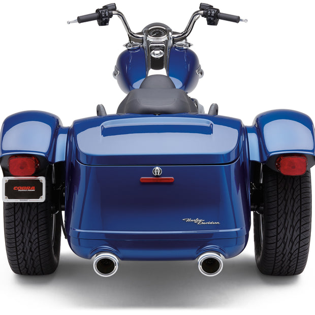 909 Twins 4" Slip Ons Chrome Freewheeler 15 22