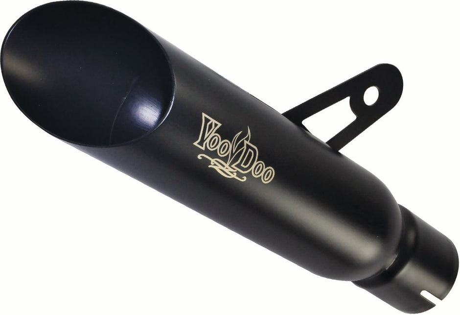 Shorty Exhaust Single Muffler Black