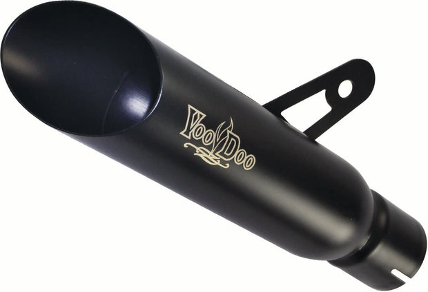 Shorty Exhaust Single Muffler Black
