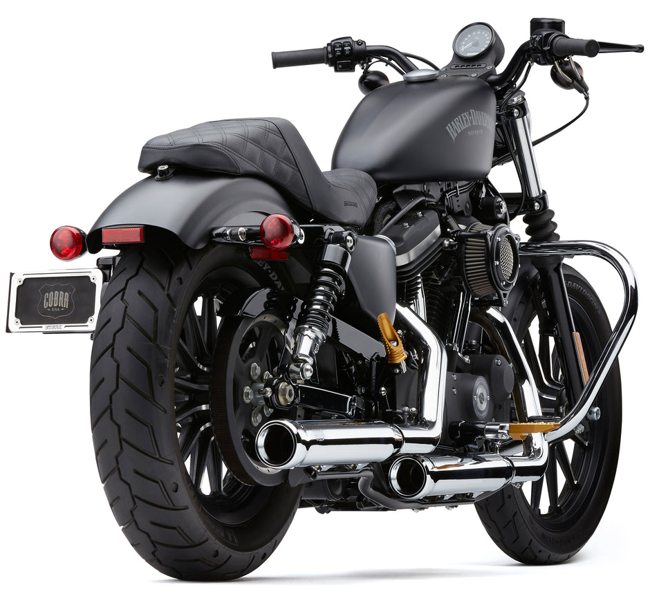 3" Nh Series Slip Ons Chrome Sportster 14 22