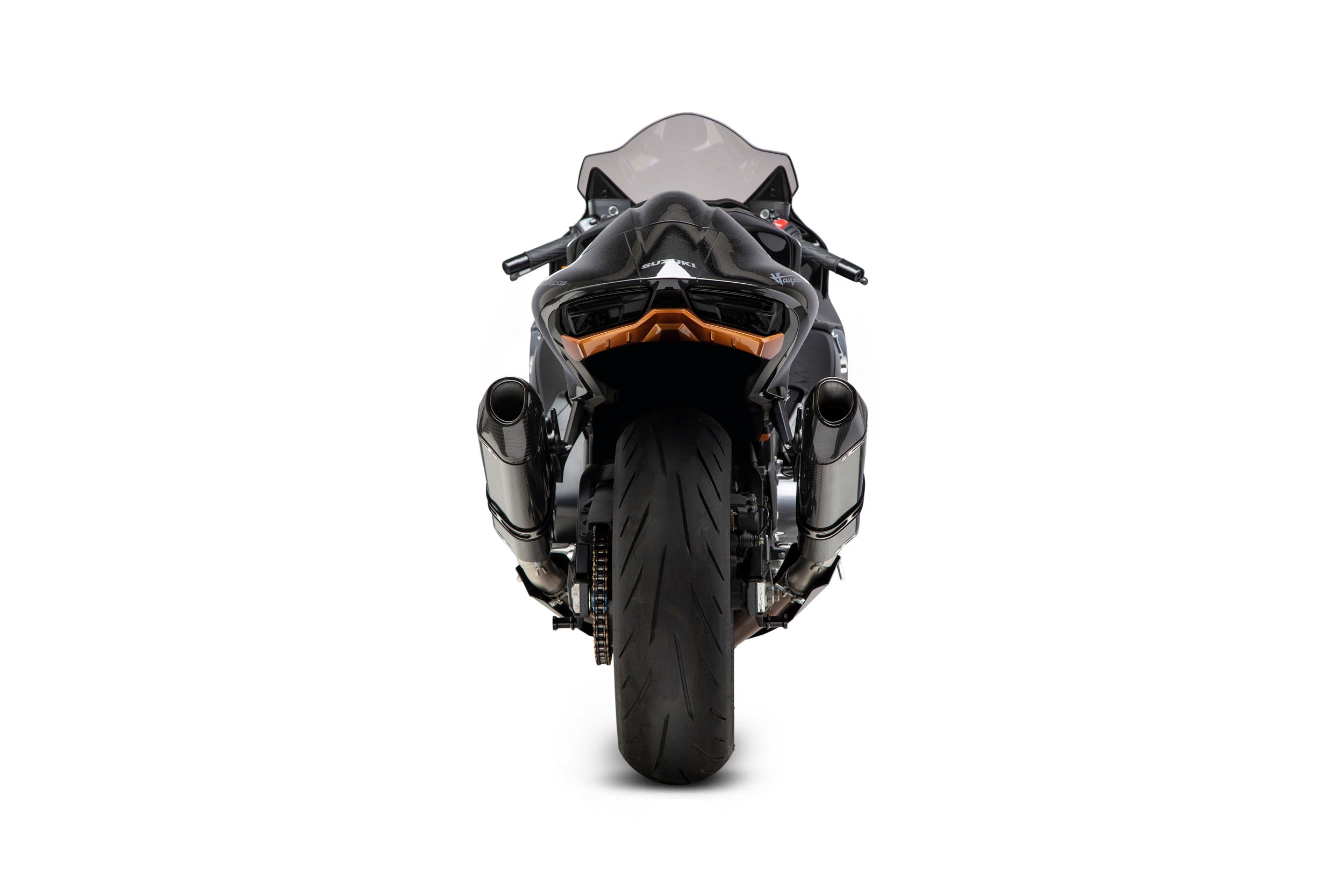 Exhaust Race R77 Slip On Cf/Cf Suz