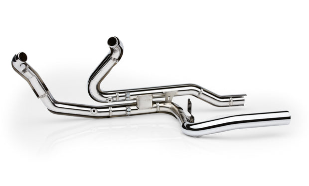 Powerport Dual Headpipes Chrome Trike 10 16