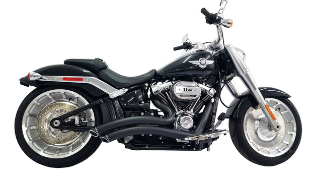 Sharp Curve Radius Black W/Black Tip M8 Softail