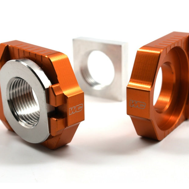 Axle Blocks Elite Ktm/Hus Orange