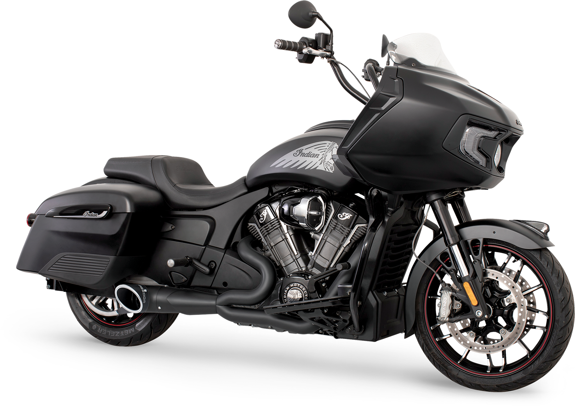 2 1 Turnout Slash Cut Black W/Blk Tip `20 Up Challenger
