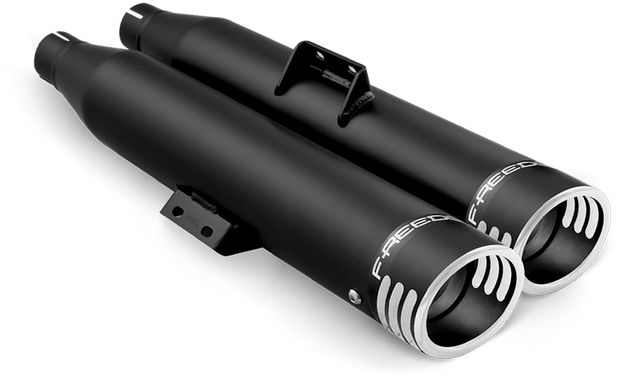 Signature Slip Ons 3.25" Blk W/Blk Tip `14 20 Sportster