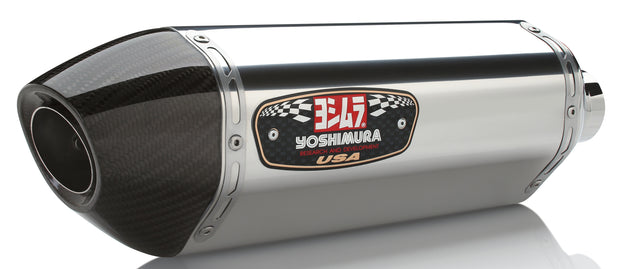 Race Dual R 77 Slip On Exhaust Ss Ss Cf