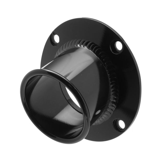 Round Turn Down 4 Bolt End Cap Black