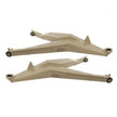 Can-Am Maverick X3 Lower Boxed Control Arms are laser cut from 4130 chromoly then CNC broke for quality and accuracy. Comes complete with 25% larger bushings installed to decrease wear and increase bushing life. Made with TIVAR® a high quality UHMW-PE material and is resistant to most all chemicals and conditions.