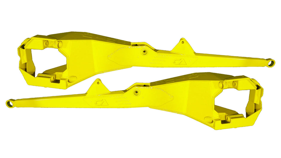 We have overhauled and reinforced our previous generation of Boxed Trailing Arms to meet the demands of the ever-evolving UTV world. Adding further gusseting at high impact areas and increased overall structure to prevent failure. Whether you are a weekend warrior or a professional racer, we encourage you to equip your machine with the very best and leave the worrying at home while you focus on hitting the trails. 