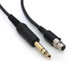 Firetruck Intercom Headset Coil Cord for 1/4  Style Jacks & FHS Headset