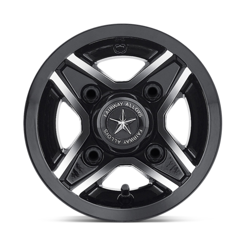 FA127 DIVOT 8X7 MACH GLOSS BLACK 00MM